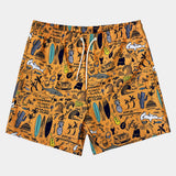 Men's Quick-Dry Beach Shorts with Fun Print