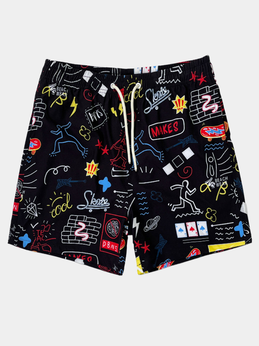 Short de Bain Homme à Imprimé Fun Séchage Rapide