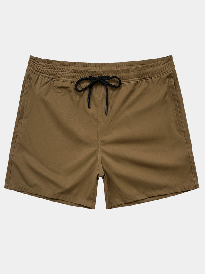 Short de Bain Homme Uni Classique Séchage Rapide