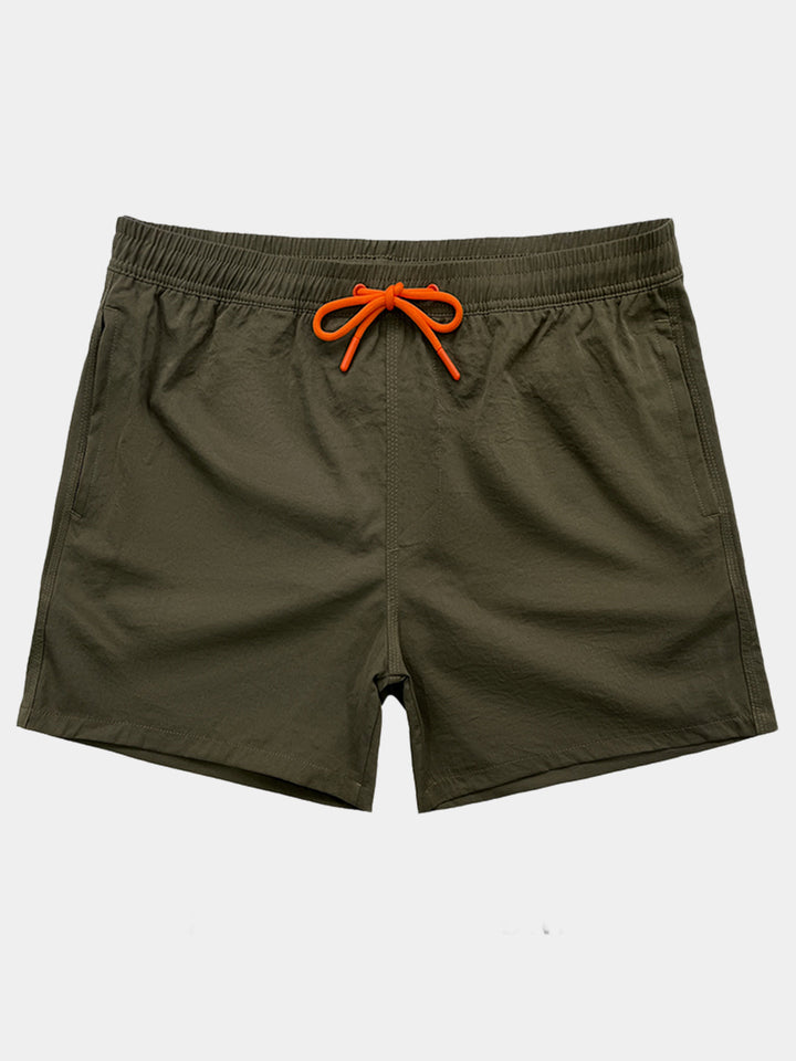 Short de Bain Homme Uni Classique Séchage Rapide
