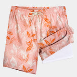 Maillot de Bain à Séchage Rapide Imprimé Tropical Homme