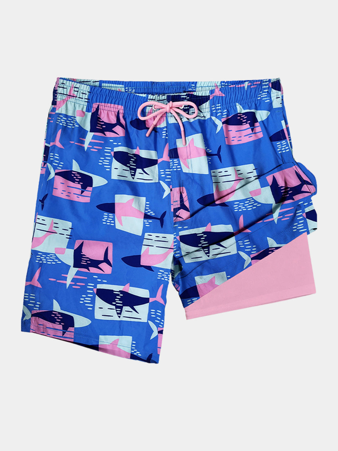 Short de Bain Homme à Imprimé Requin Séchage Rapide