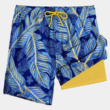 Men's Swim Trunks with Fun Print, Quick Dry and Zippered Pockets