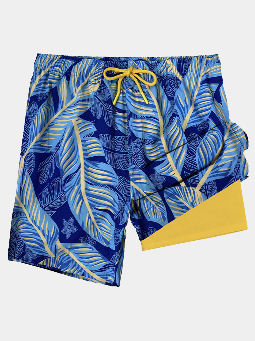 Short de Bain Homme Surf à Imprimé Fun Séchage Rapide avec Poches Zippées