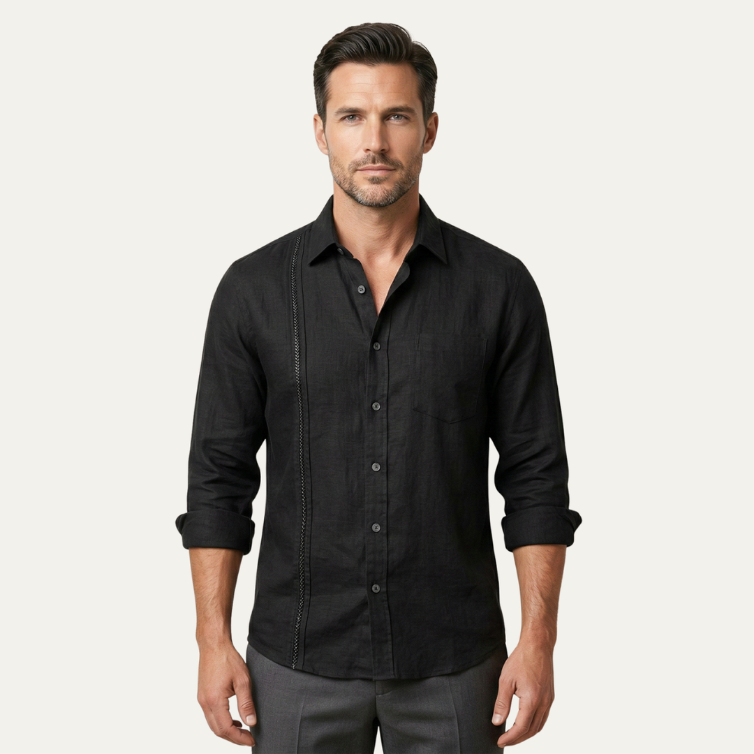 La Chemise de Plage Décontractée à Boutons pour Hommes Ridgehaven