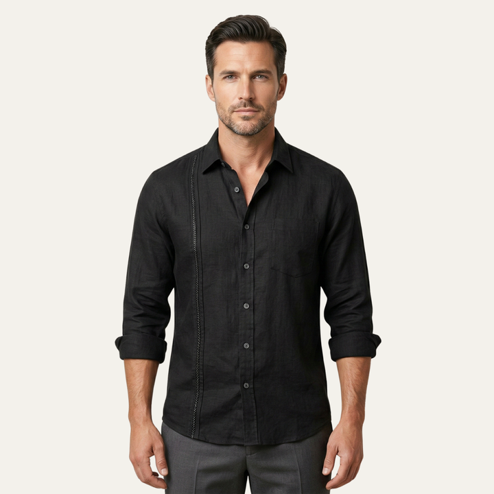 La Chemise de Plage Décontractée à Boutons pour Hommes Ridgehaven