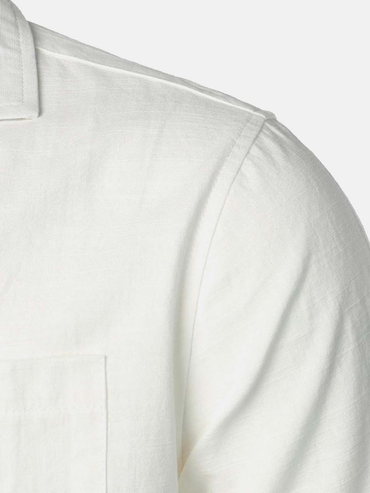 Ensemble chemise et pantalon Guayabera cubains décontractés pour homme, ensemble d&