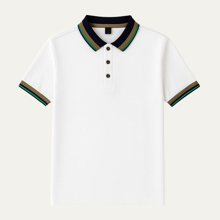 Le Polo en Coton Rayé Bellagio