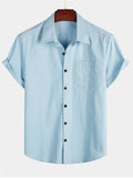 Chemise Casual à Manches Courtes pour Homme