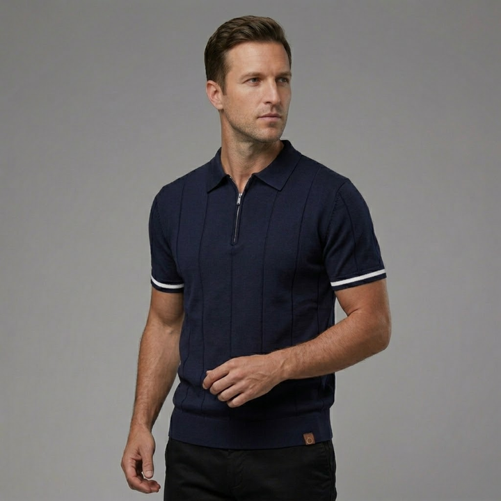 Le Polo à Zip Quart de Briarcliff pour Hommes