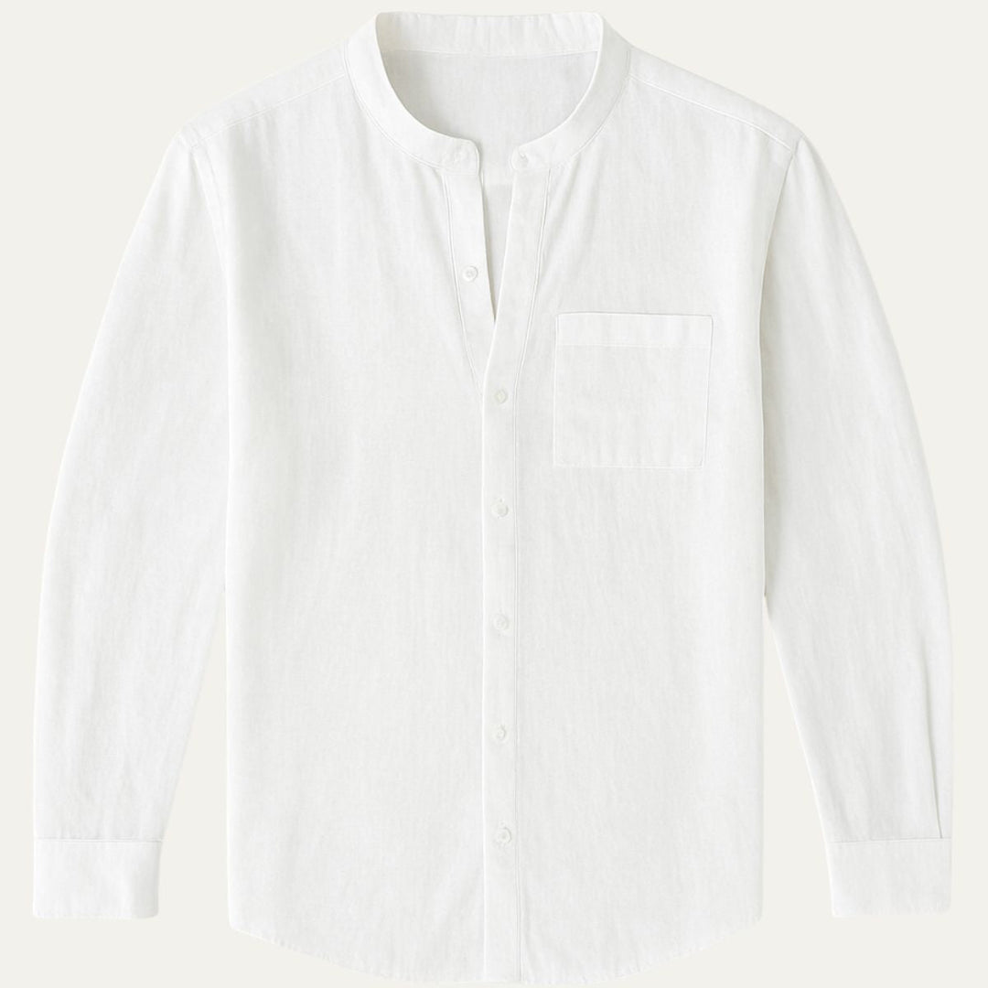 La Chemise en Lin Brighton – Chemise à Manches Longues pour Hommes