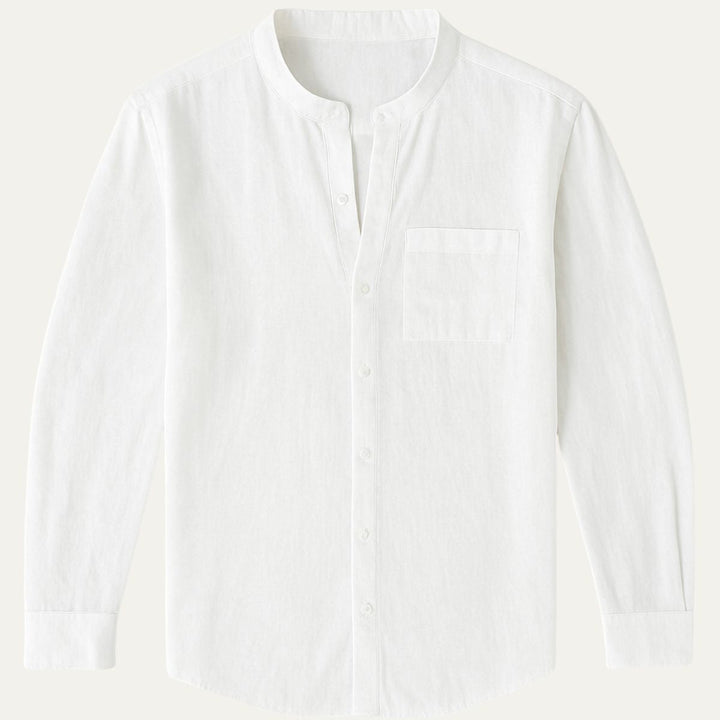 La Chemise en Lin Brighton – Chemise à Manches Longues pour Hommes