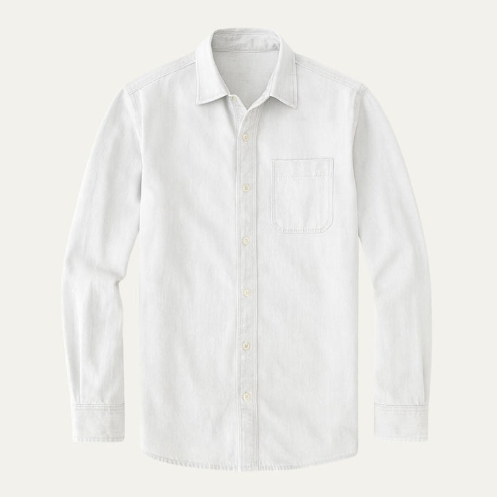 La Chemise en Denim Décontractée Boston pour Hommes