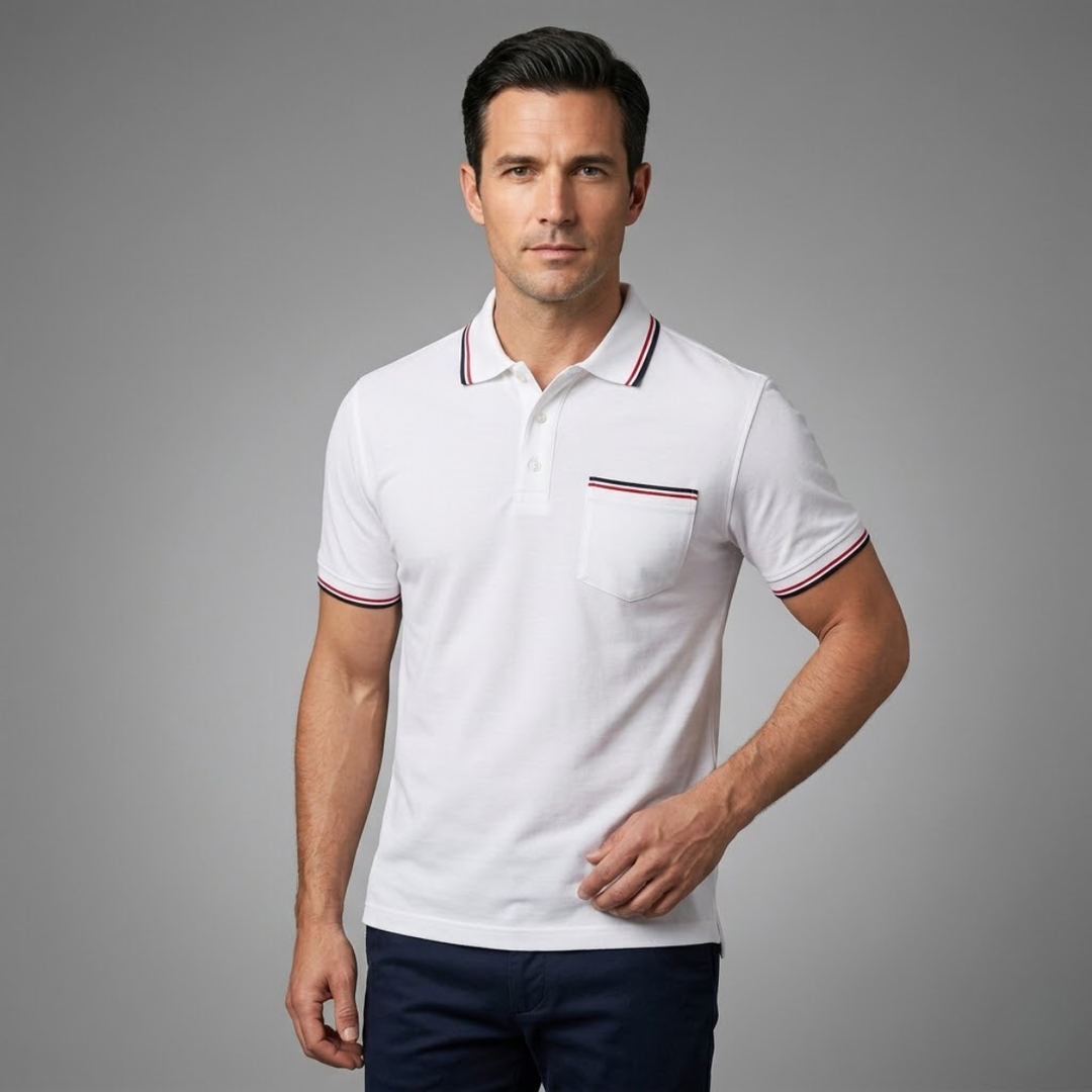 La chemise polo de golf intelligente pour hommes Brenton