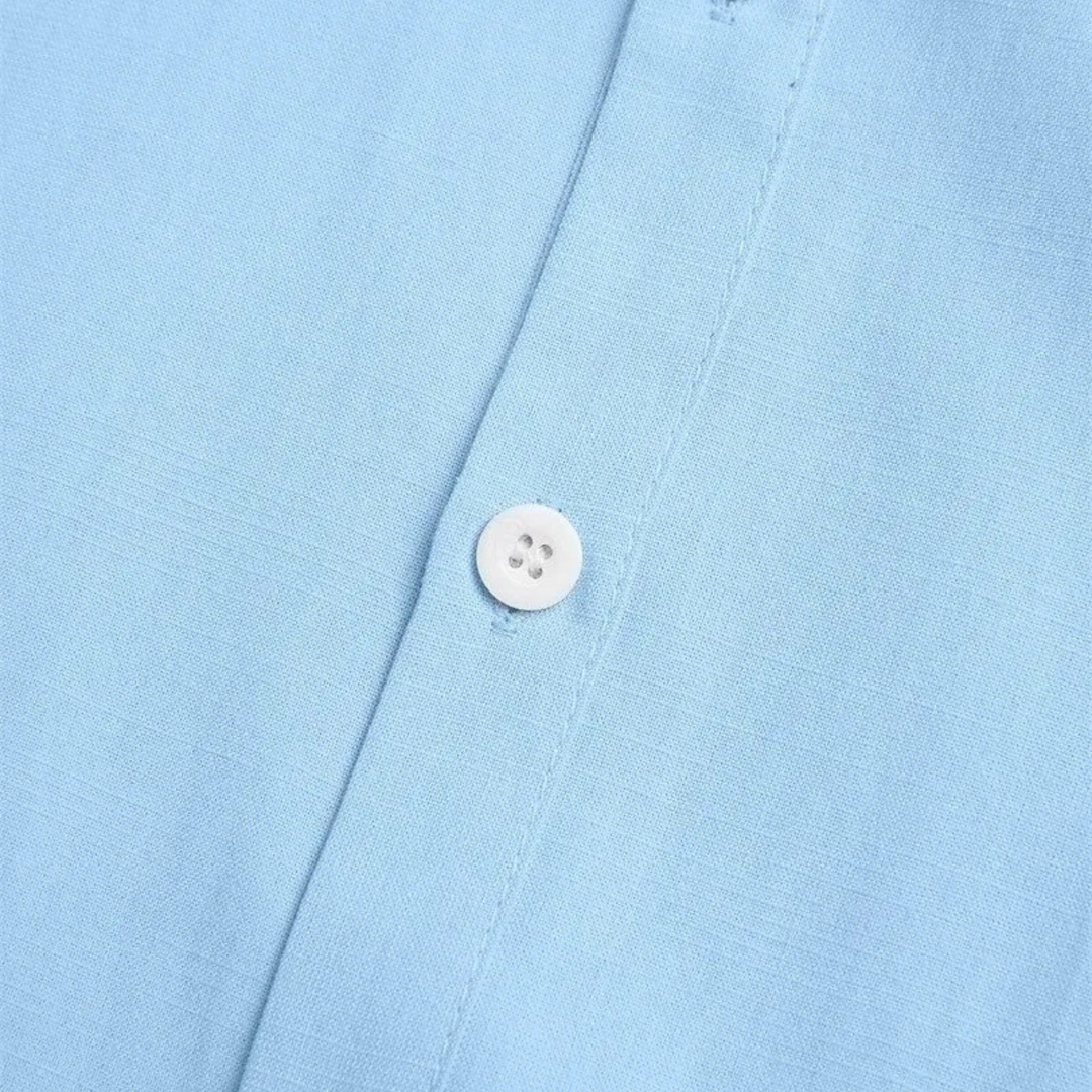 La chemise en coton et lin respirante pour hommes Carlisle, coupe décontractée