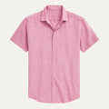La Chemise en Lin à Manches Courtes Monaco pour Hommes