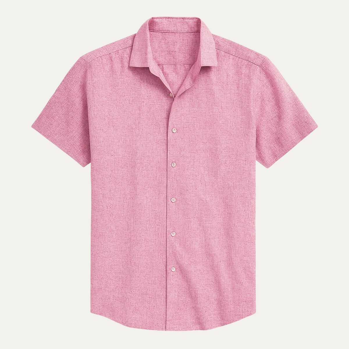 La Chemise en Lin à Manches Courtes Monaco pour Hommes