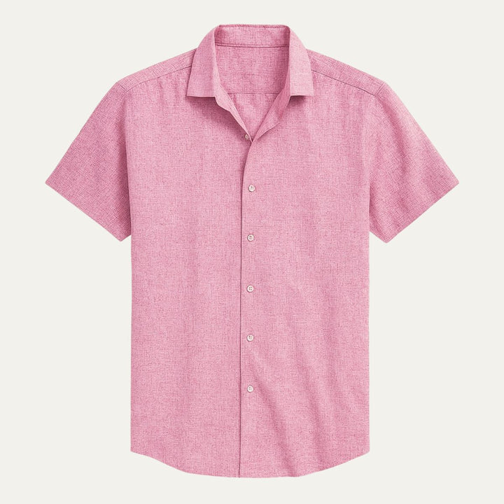 La Chemise en Lin à Manches Courtes Monaco pour Hommes
