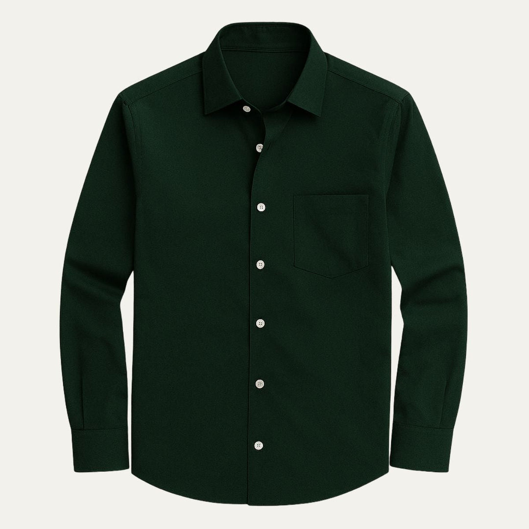La Chemise Formelle en Coton Satin Kensington pour Hommes