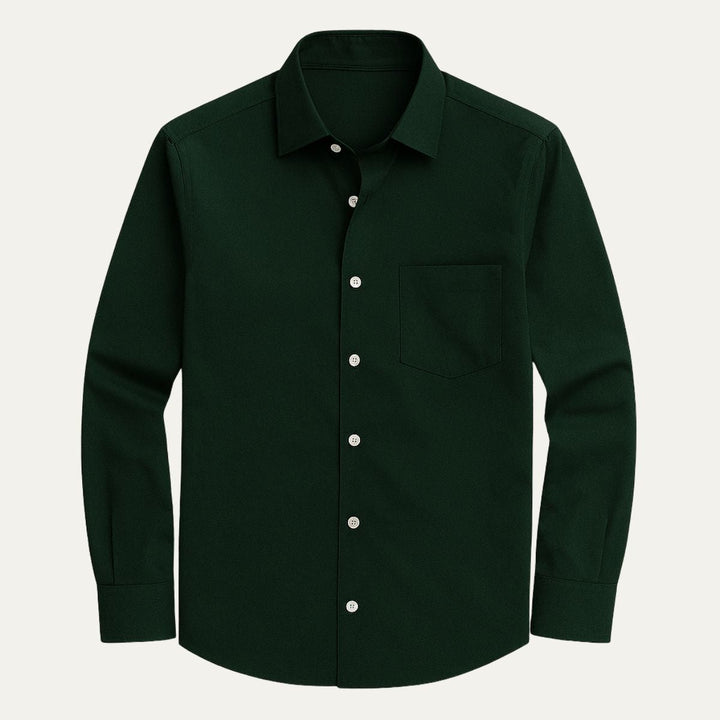 La Chemise Formelle en Coton Satin Kensington pour Hommes