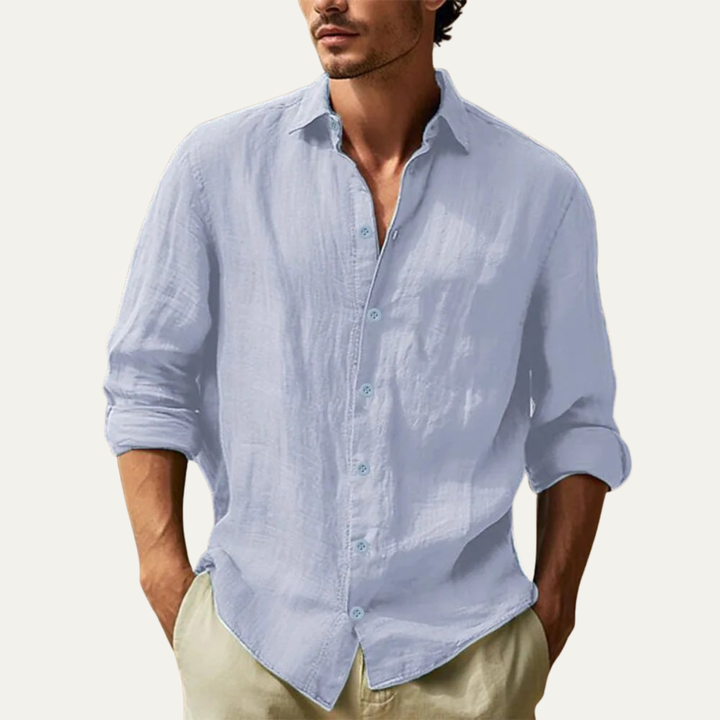 La Chemise Décontractée en Lin Léger pour Hommes Alderton