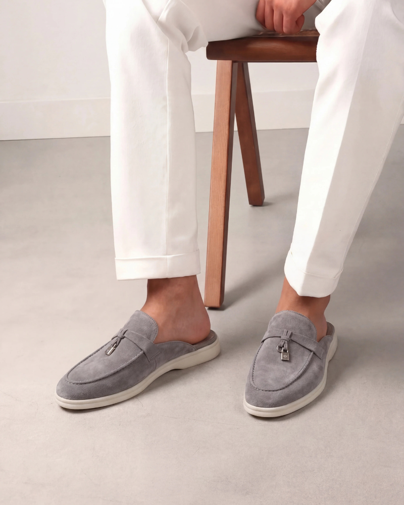 Mule Méditerranéenne en Suède Gris Clair