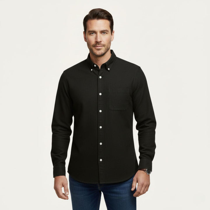 La Chemise en Denim Décontractée Boston pour Hommes