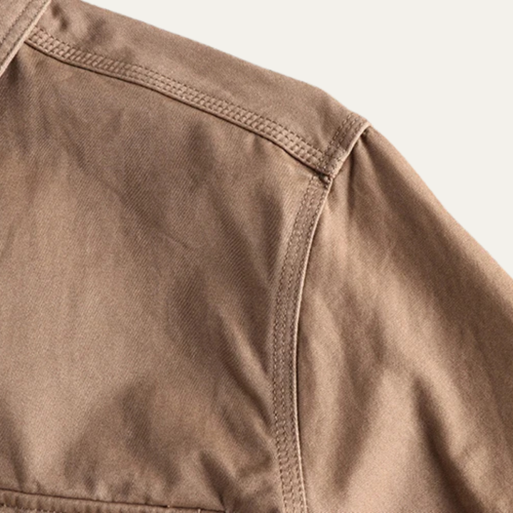 La Veste Chemise Utilitaire Vintage Lavée pour Hommes Hillston