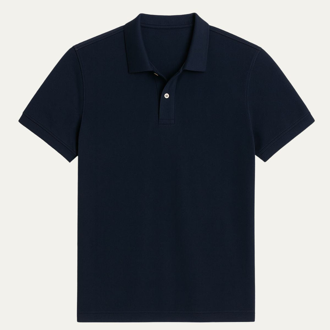 La Chemise Polo Blanche Corse pour Hommes – Style Éternel de Vieille Argent