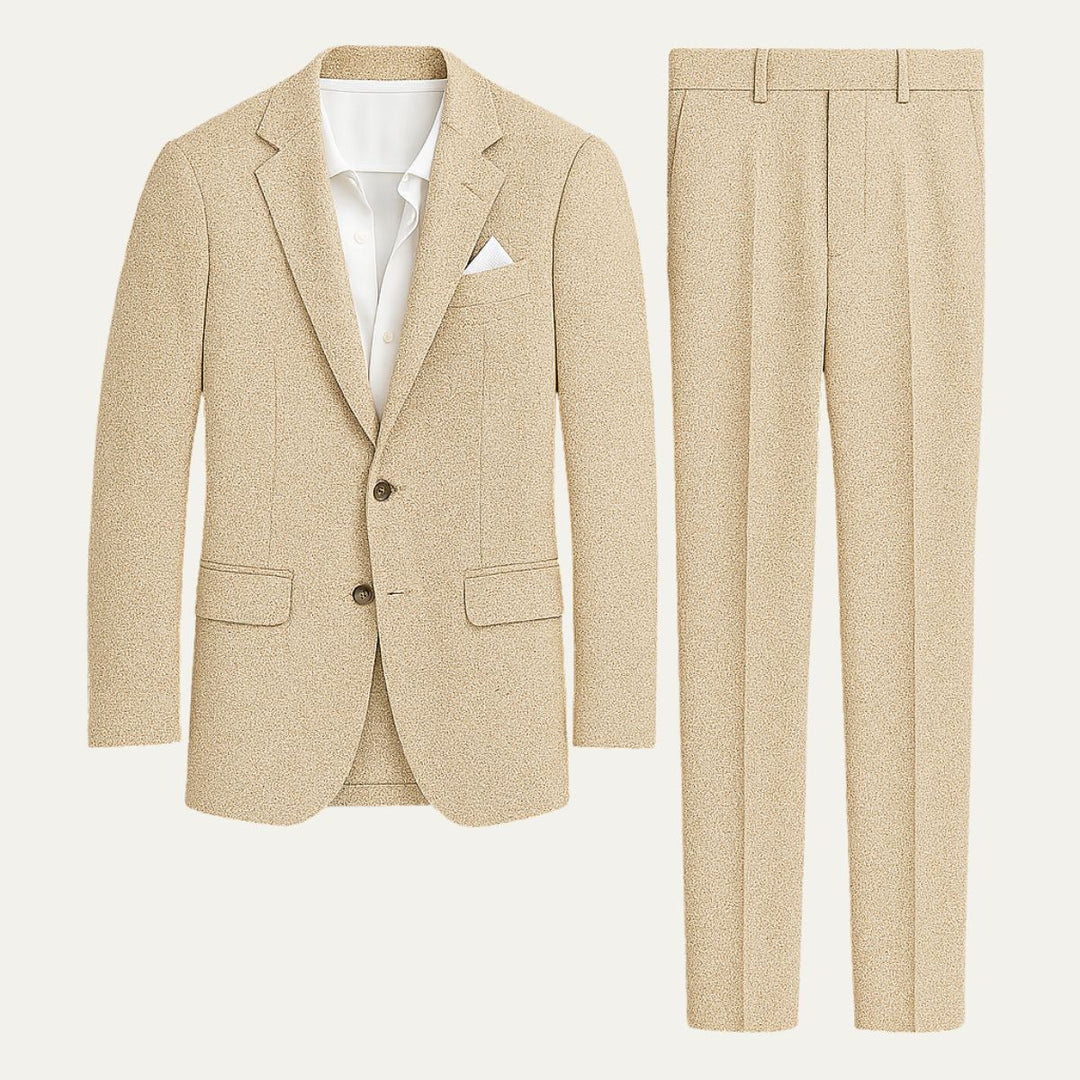 Le Costume de Mariage en Lin Santorin pour Invités