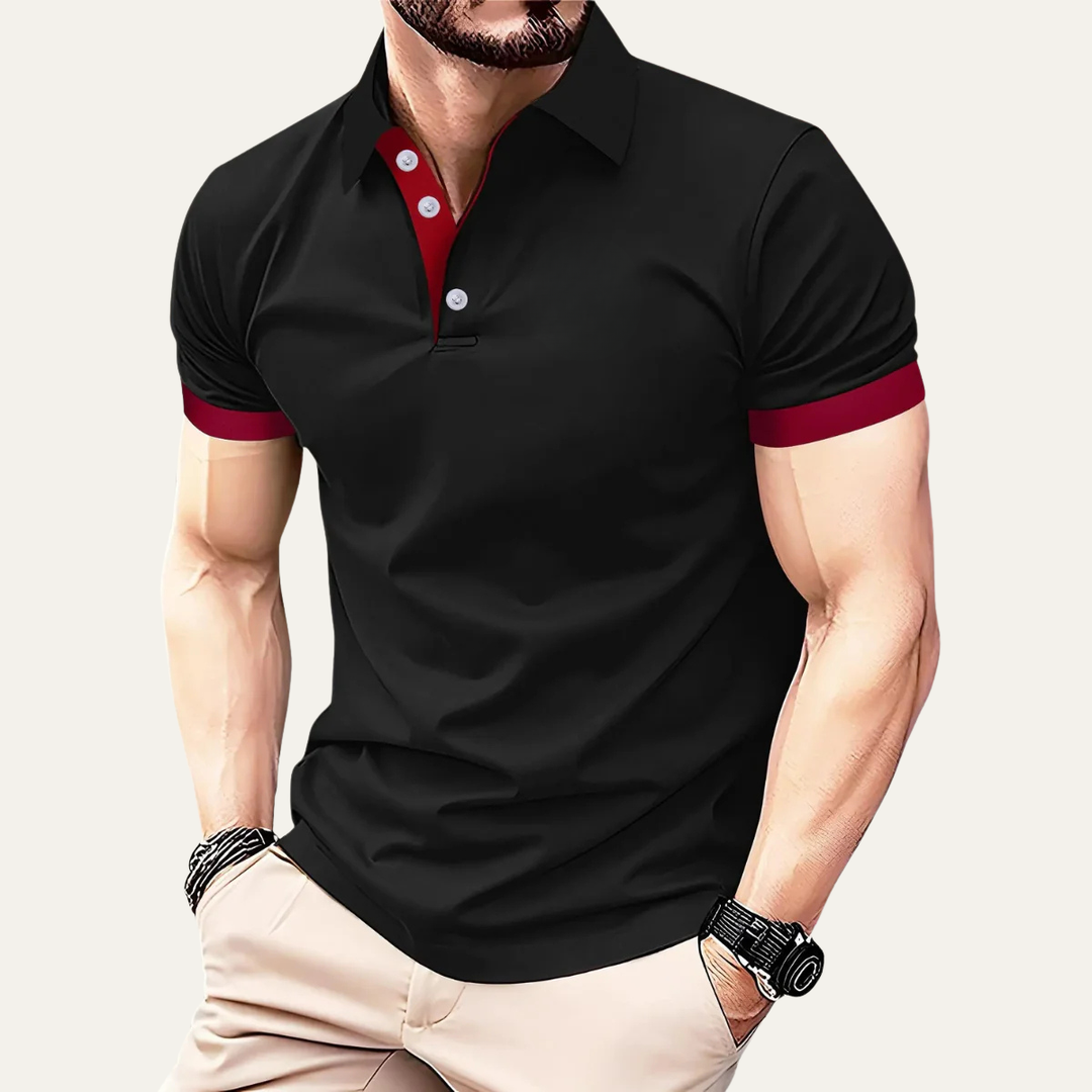 Le Polo de Golf Imprimé Casual pour Homme Cala Mariolu
