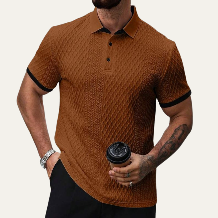 Le polo texturé d&