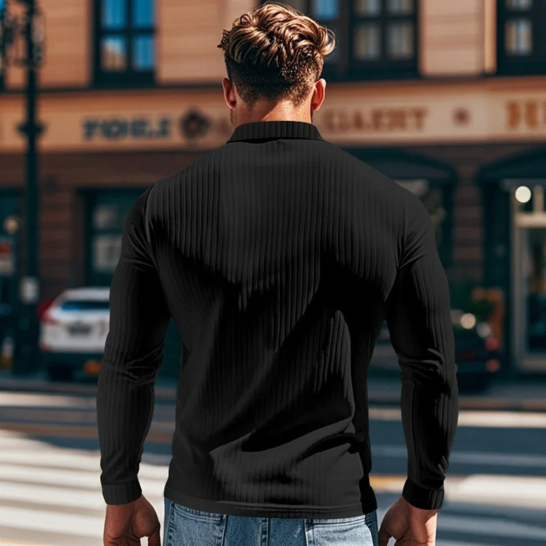 Le Polo en Maille Côtelée pour Homme Sorrento