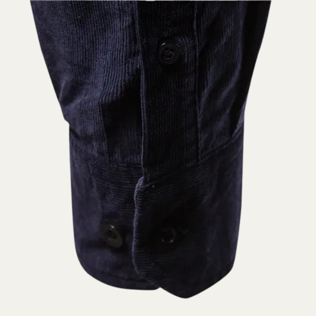 La Chemise en Velours Côtelé Ajustée et Tendance pour Homme Oaklawn