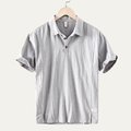 Le Polo Casual en Lin à Manches Courtes pour Homme Montrose Ridge