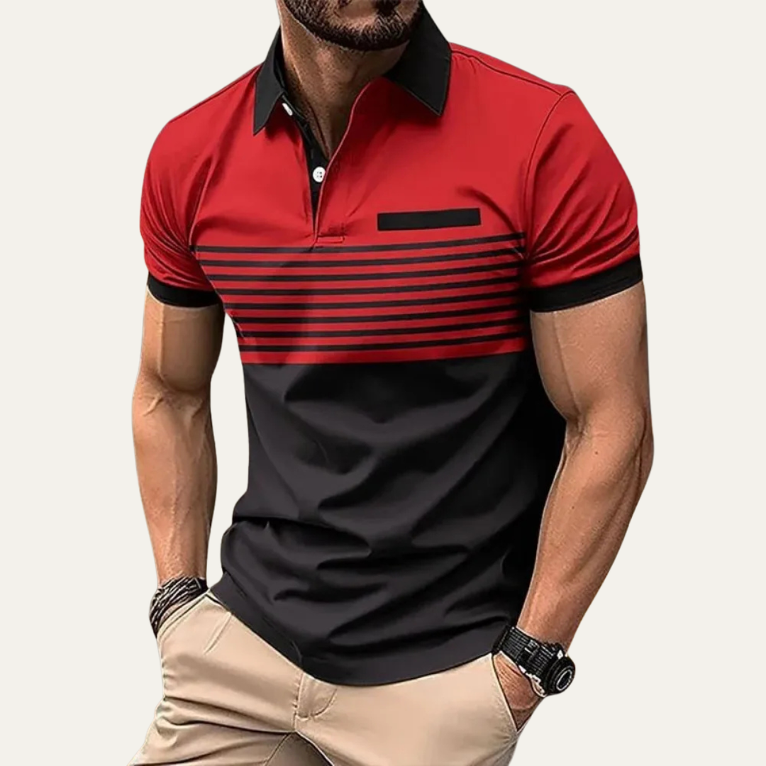 Le Polo Rayé Slim Fit Tendance pour Homme Trieste