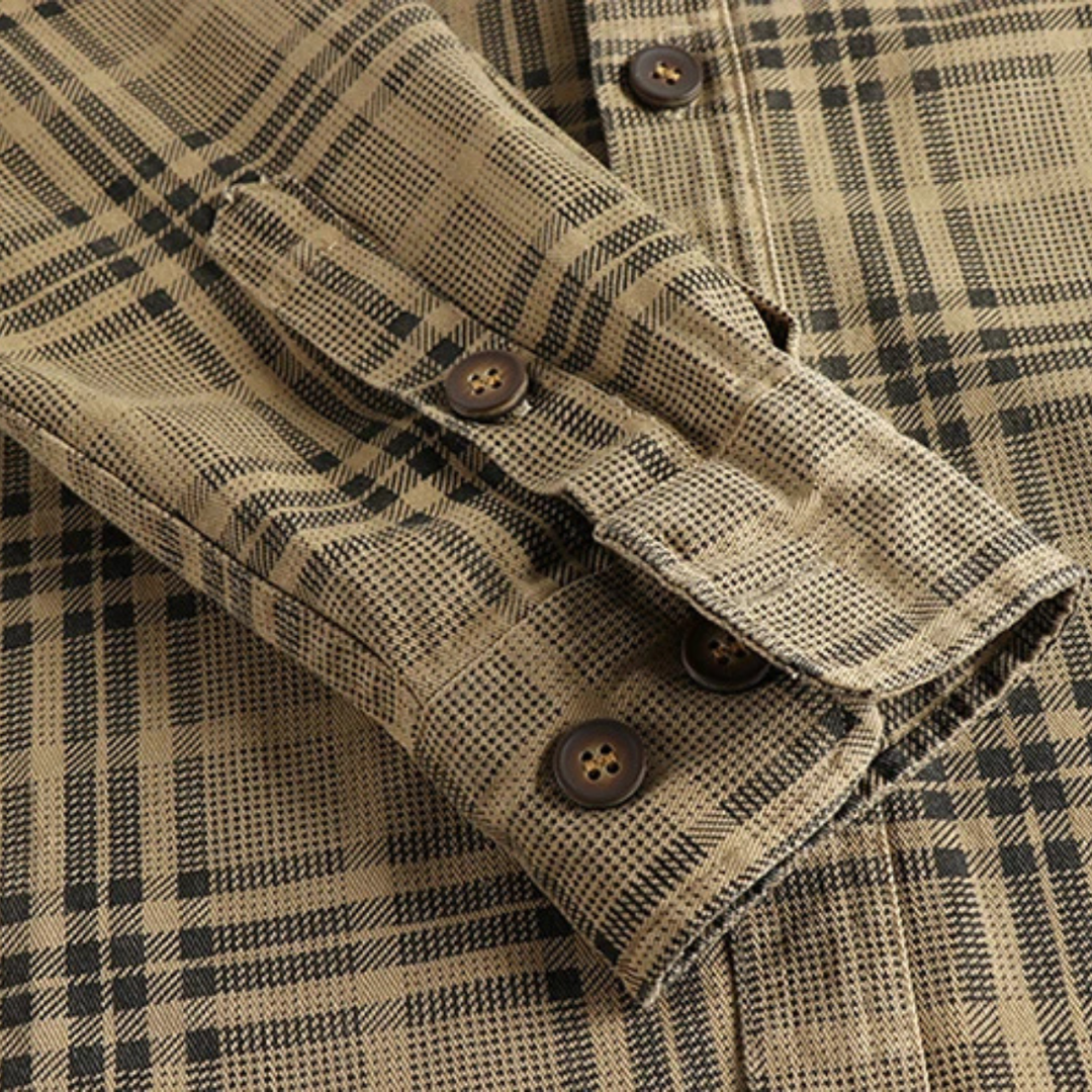 La chemise-jetée en coton léger à carreaux Timbercrest Ridge pour hommes