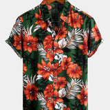 Hervé — Chemise Hawaïenne Verte