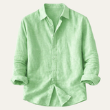La chemise légère en coton et lin pour homme de Maplecrest Hill