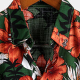 Hervé — Chemise Hawaïenne Verte