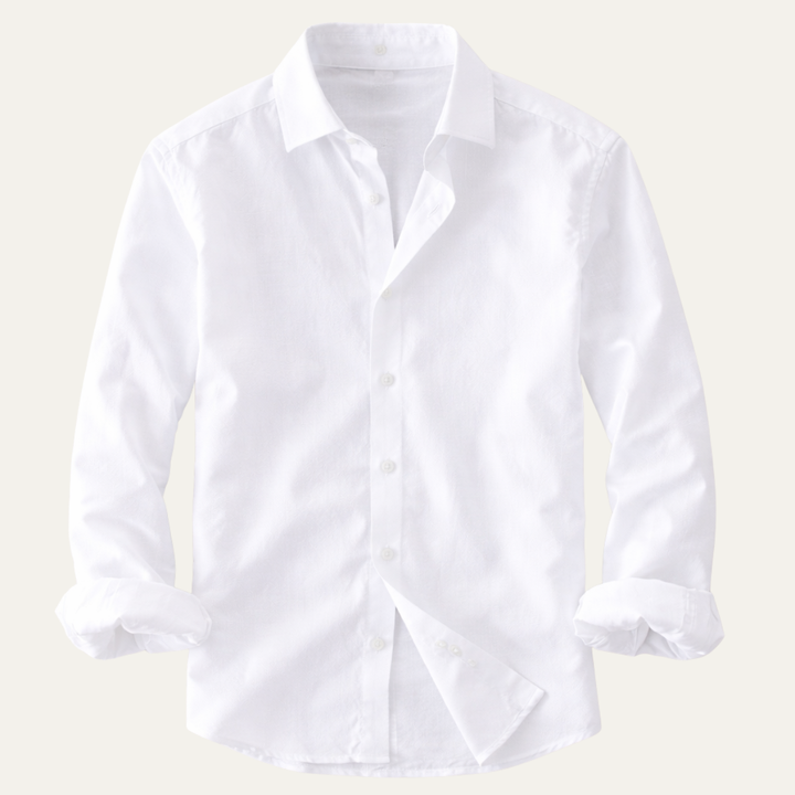 La Chemise Casual à Boutons en Lin 100% pour Homme Woodhall, Style Italien
