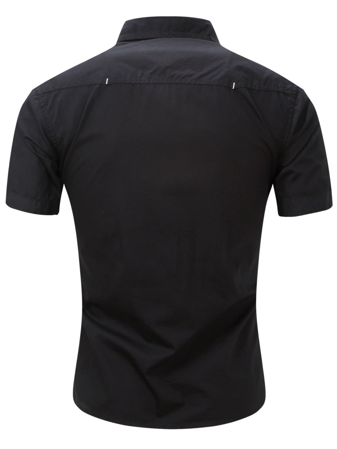 Chemise à manches courtes décontractée en coton pour hommes en plein air