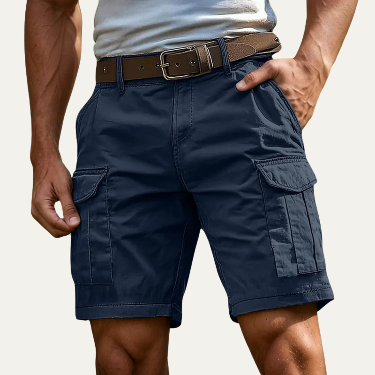 Les Shorts Utilitaires Décontractés d'Été pour Hommes Mayfield avec Poches