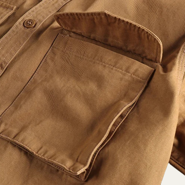La chemise décontractée à boutons style safari pour hommes Hartwell