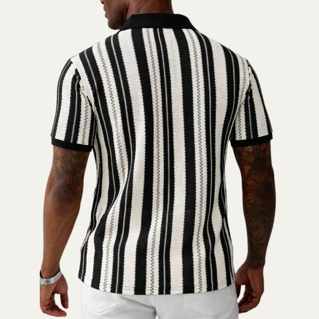 Le Polo Tricot Rayé pour Homme Hillbrook