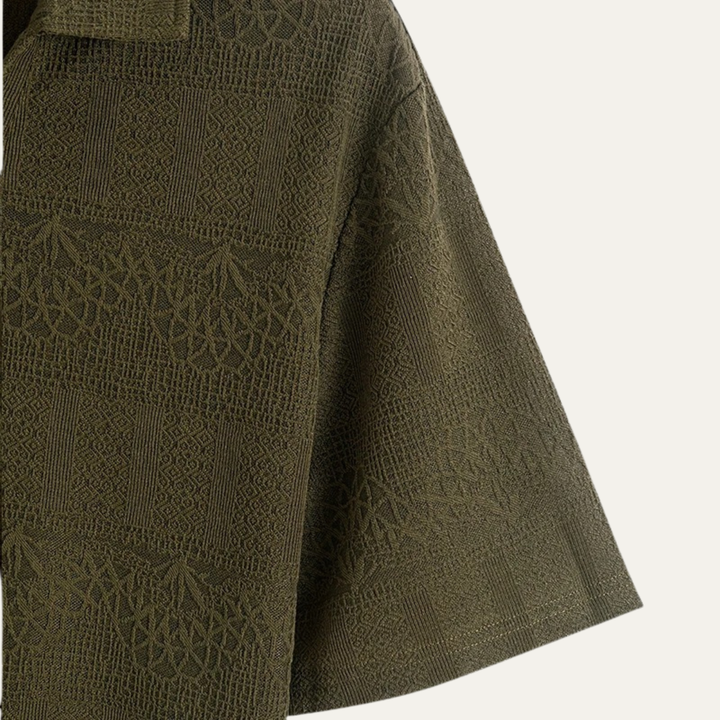 Le Polo Tricoté Respirant à Col V pour Hommes Maplewood Ridge