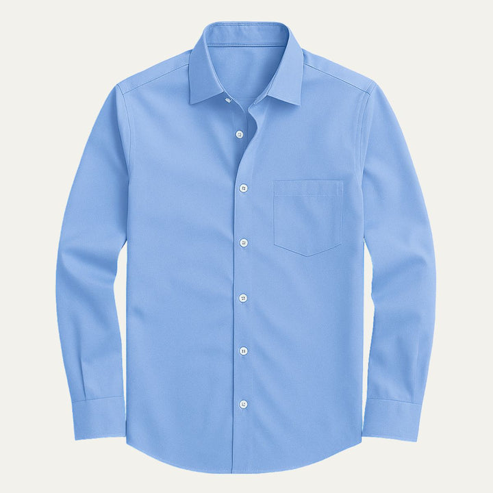 La Chemise Formelle en Coton Satin Kensington pour Hommes