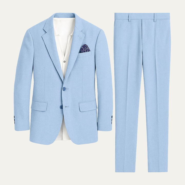 Le Costume de Mariage en Lin Santorin pour Invités