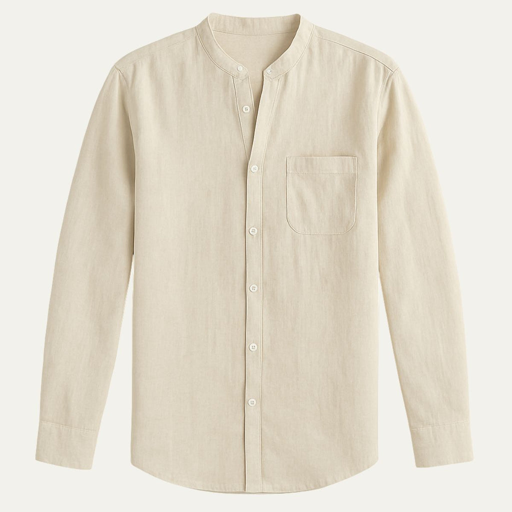 La Chemise en Lin Brighton – Chemise à Manches Longues pour Hommes