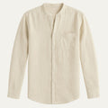 La Chemise en Lin Brighton – Chemise à Manches Longues pour Hommes